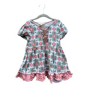 Matilda Jane Life Is A Beach Top Girls Happy and Free Shirt Size 8 preppy boho